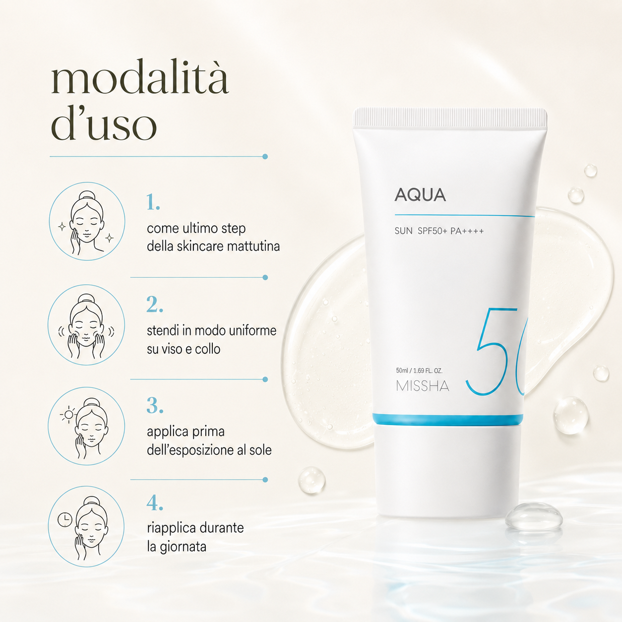 Missha-All Around Safe Block Aqua Sun - immagine 3