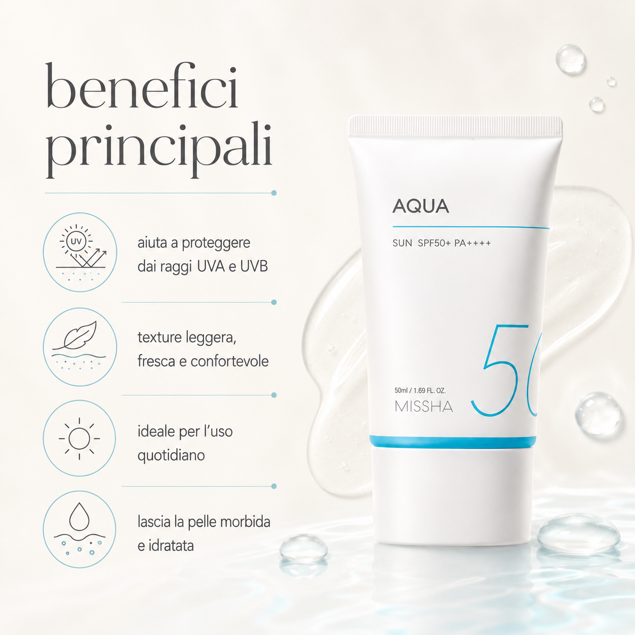 Missha-All Around Safe Block Aqua Sun - immagine 2