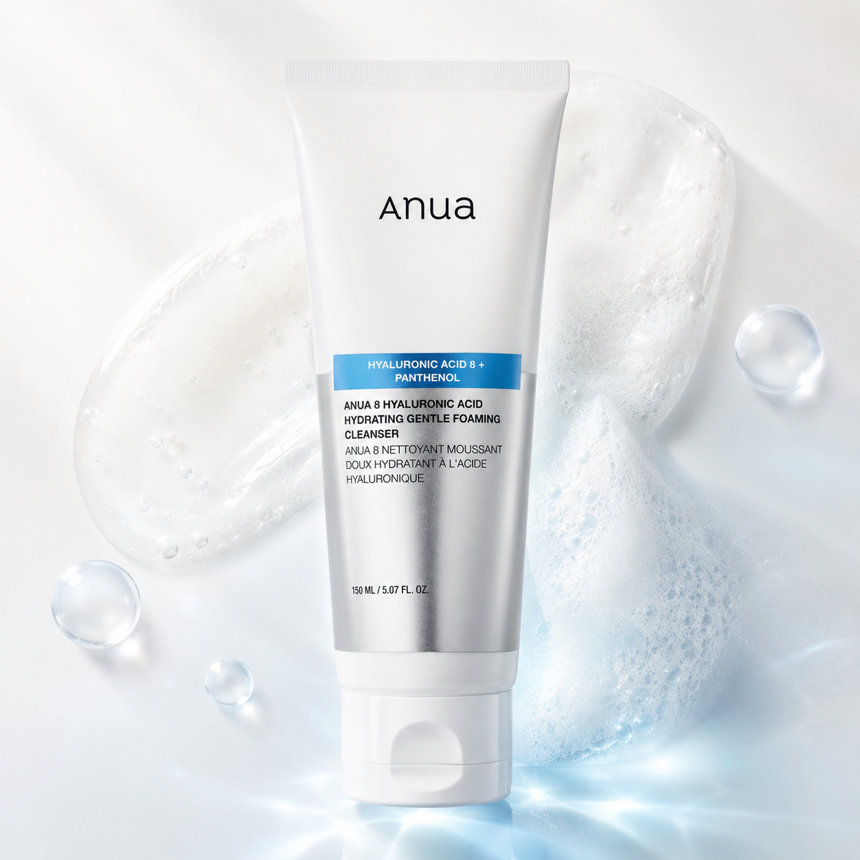 Anua-8 Hyaluronic Acid Moisturizing Gentle Gel Cleanser