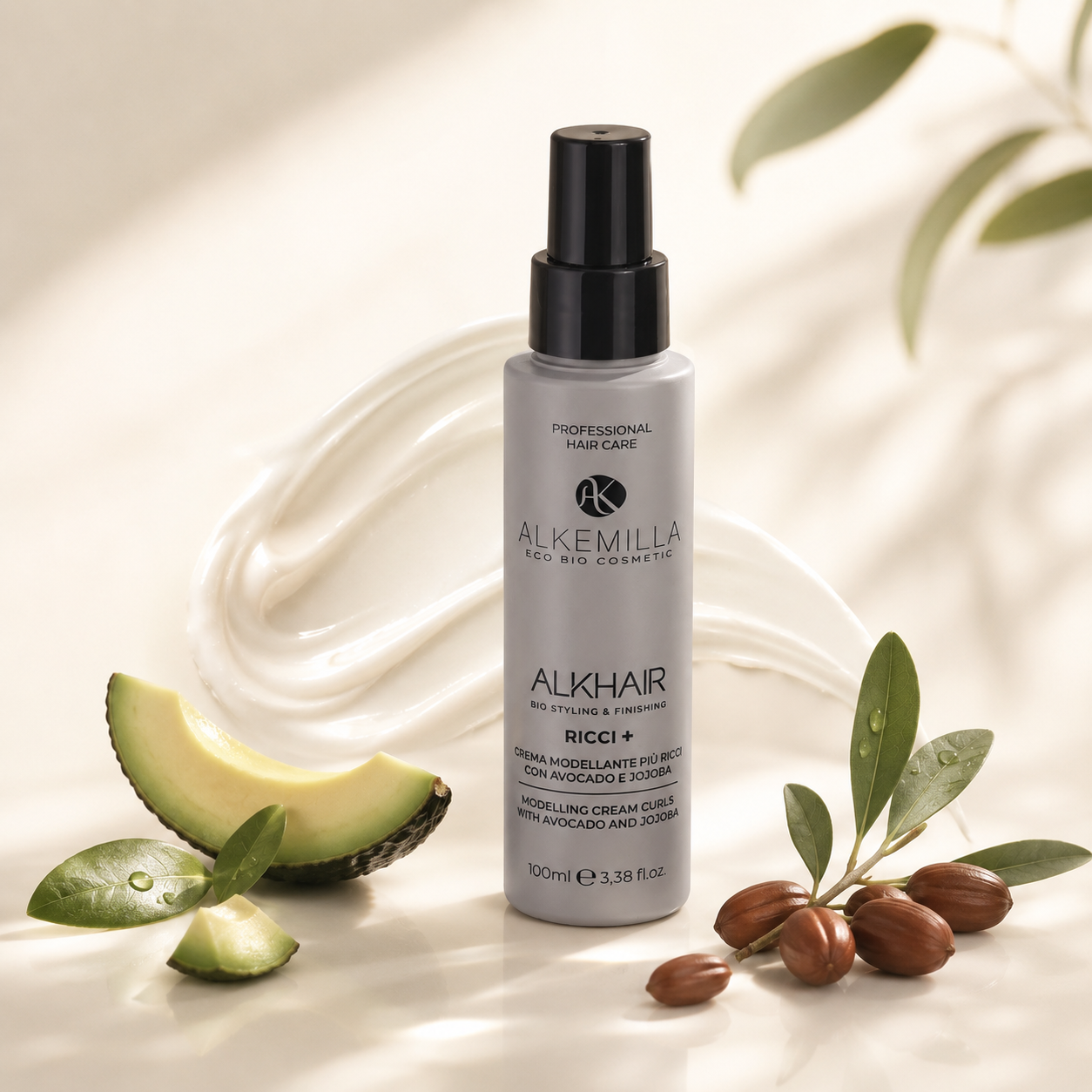 Alkemilla-Crema Modellante Ricci + con Avocado e Jojoba