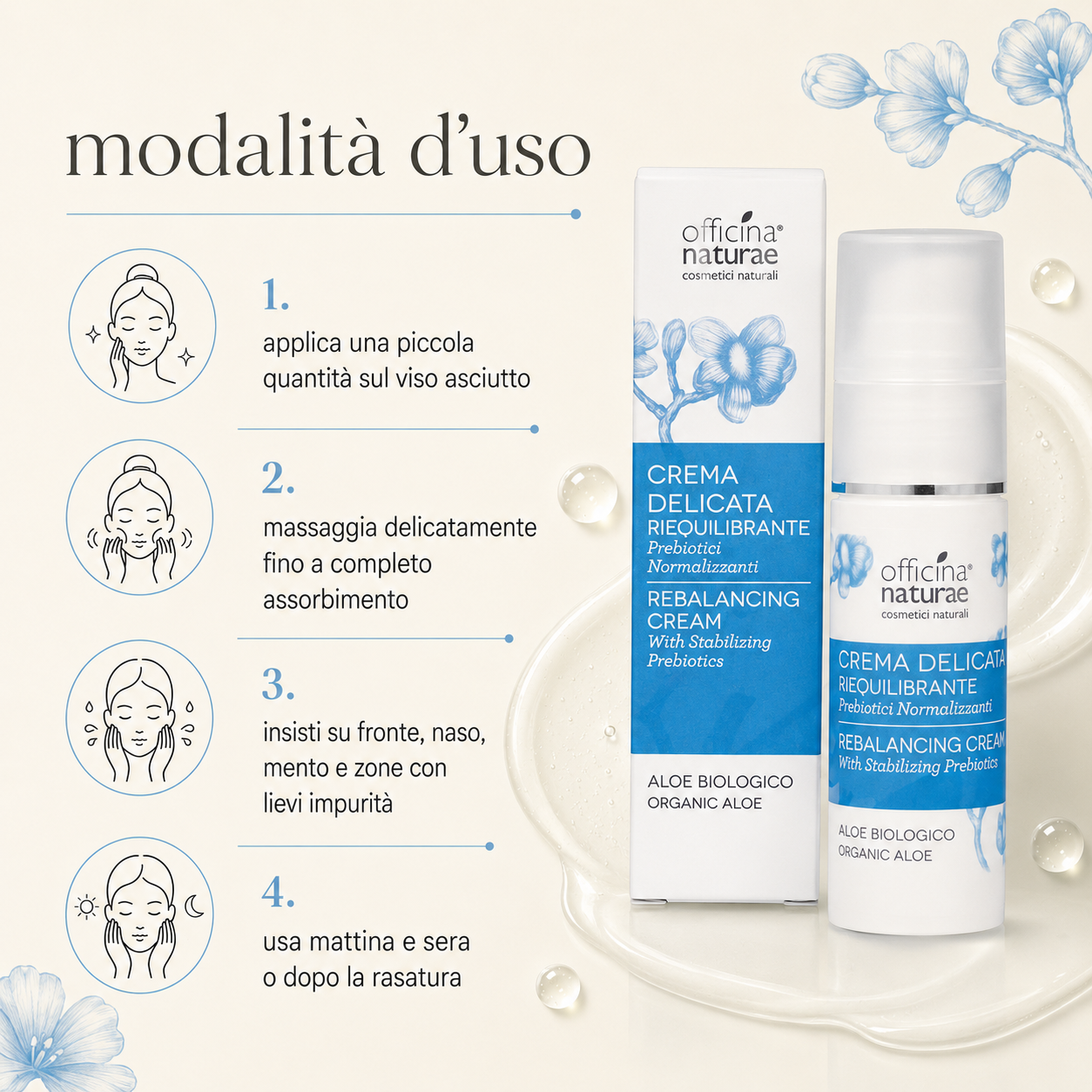 Officina naturae-Crema Delicata Riequilibrante - immagine 3