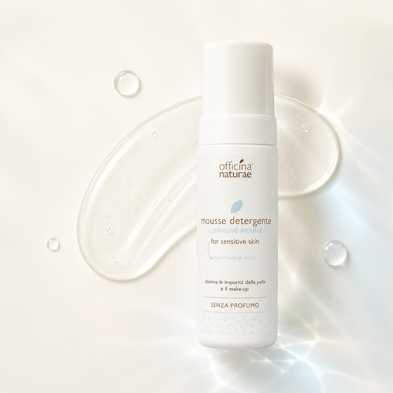 Officina naturae-Mousse Detergente Viso Pelle Sensibile