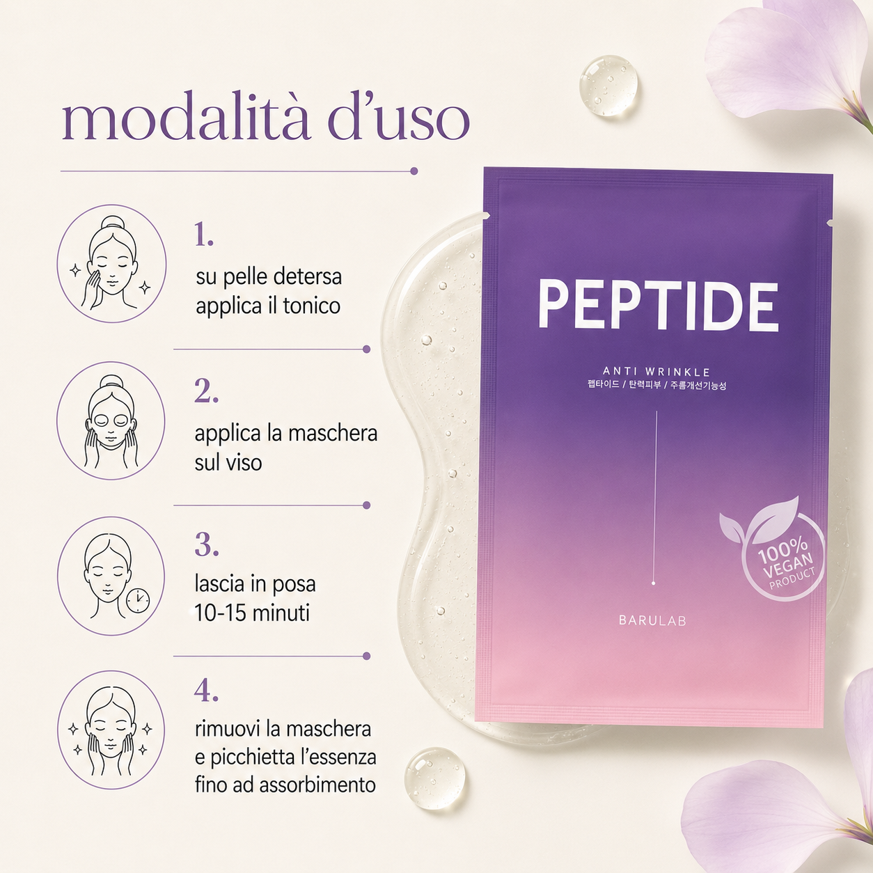 Barulab-The Clean Vegan Peptide Mask - immagine 3