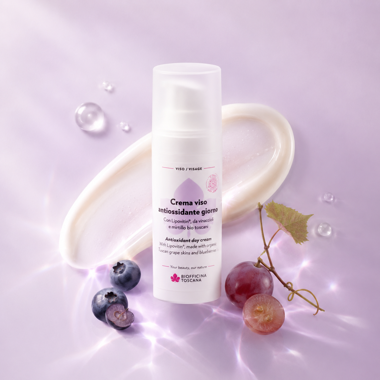 Biofficina Toscana-Crema Viso Antiossidante Giorno