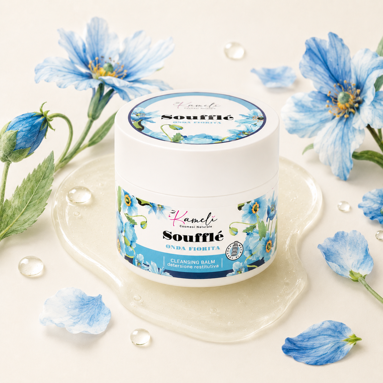 Kamelì-Soufflé Cleansing Balm Onda Fiorita