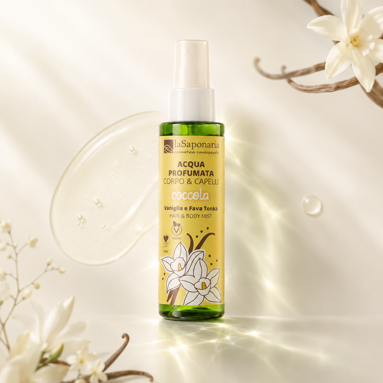 La Saponaria-Coccola - Acqua Profumata Corpo e Capelli