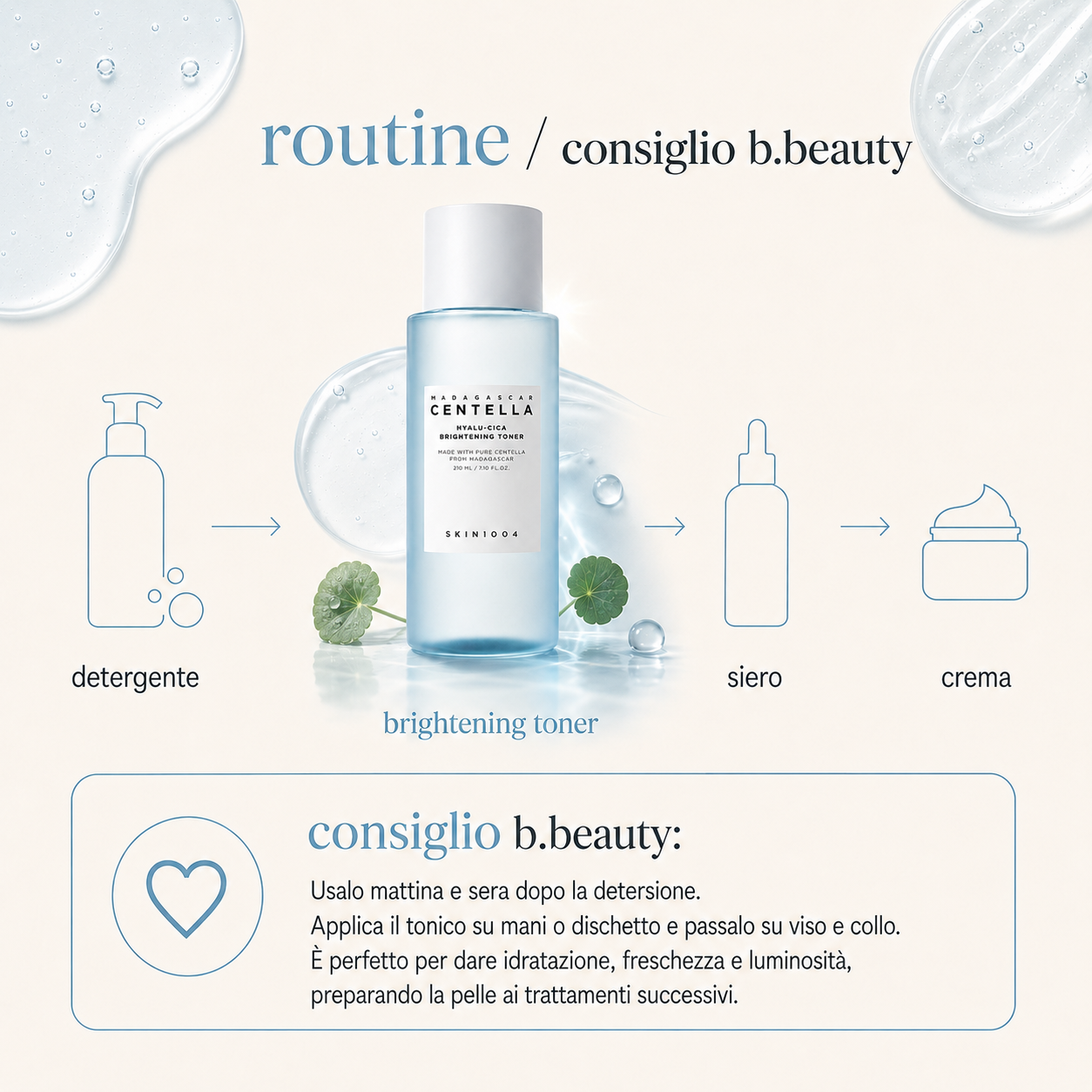 SKIN1004-Madagascar Centella Hyalu-Cica Brightening Toner - immagine 4