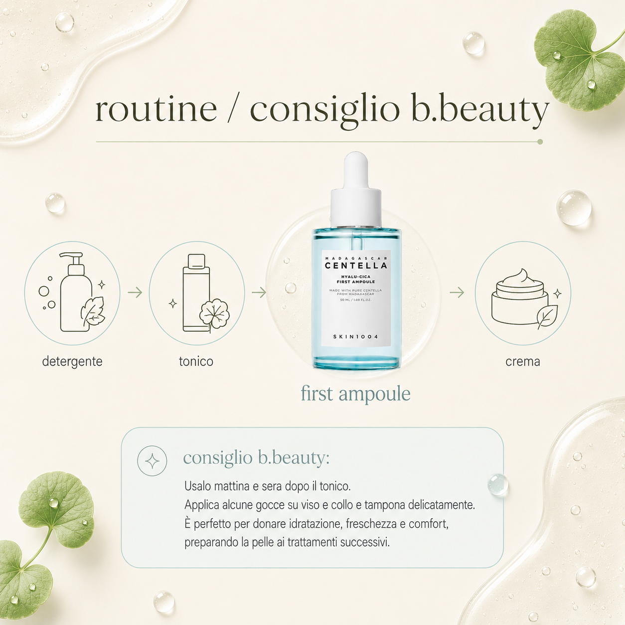SKIN1004-Madagascar Centella Hyalu-Cica First Ampoule - immagine 4