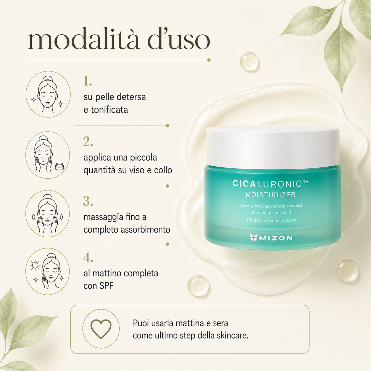 Mizon-Cicaluronic Moisturizer - immagine 3