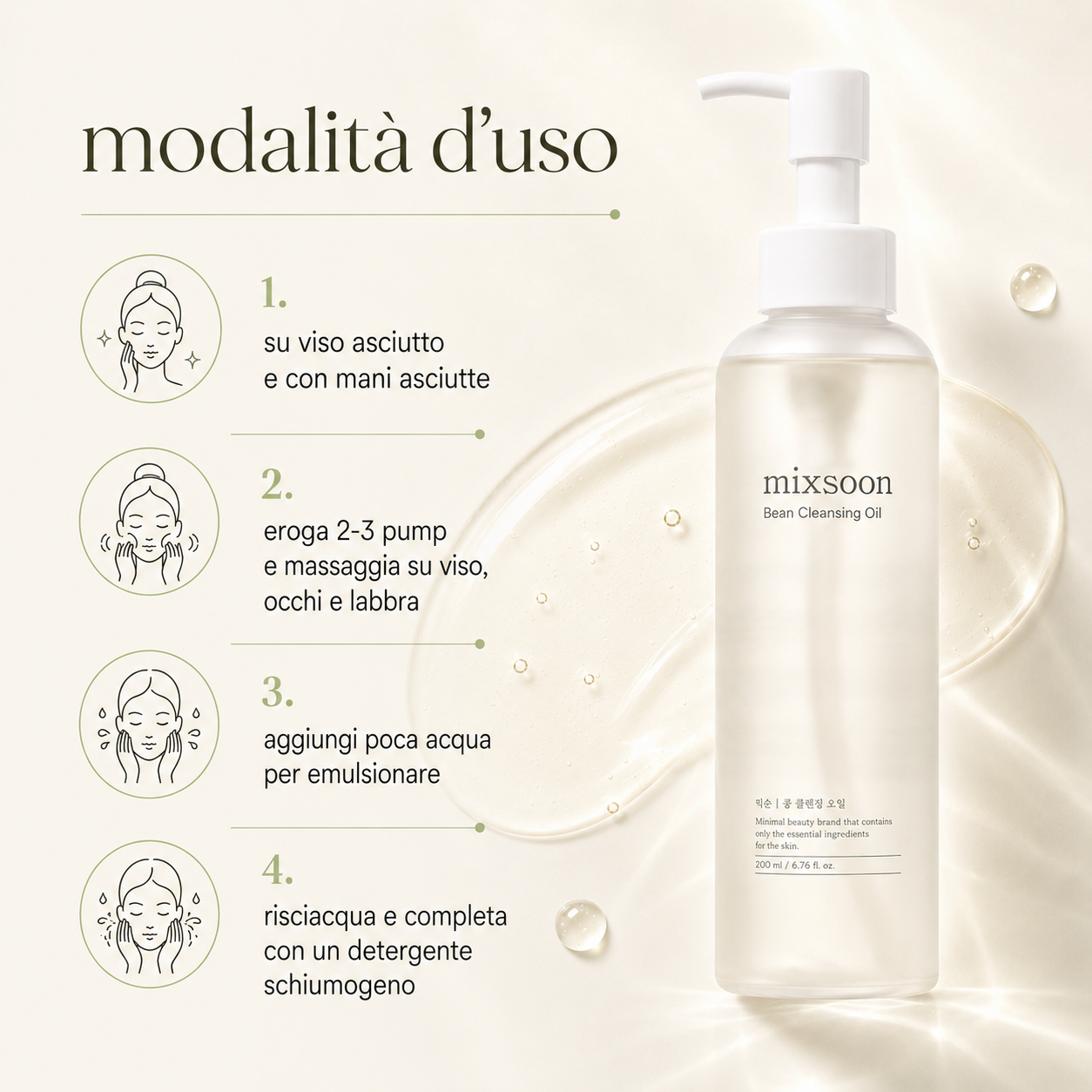 Mixsoon-Bean Cleansing Oil - immagine 3