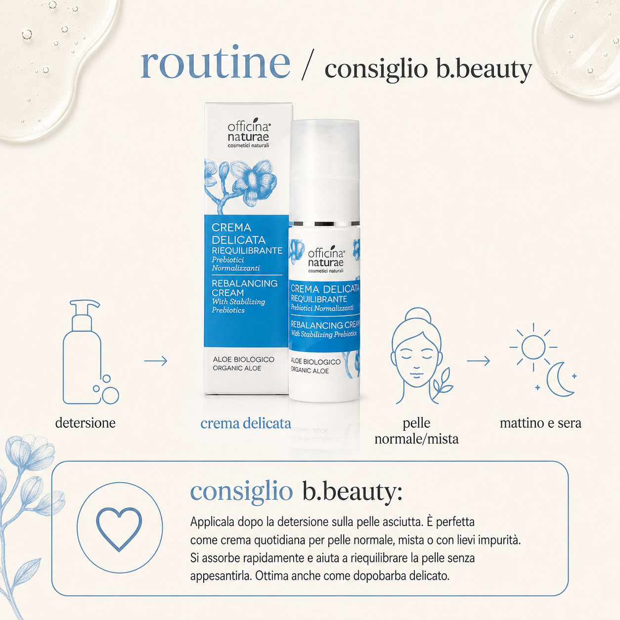 Officina naturae-Crema Delicata Riequilibrante - immagine 4