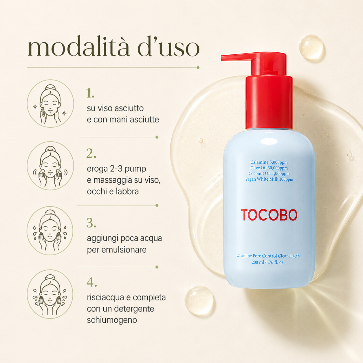 Tocobo-Calming Pore Control Cleansing Oil - immagine 3