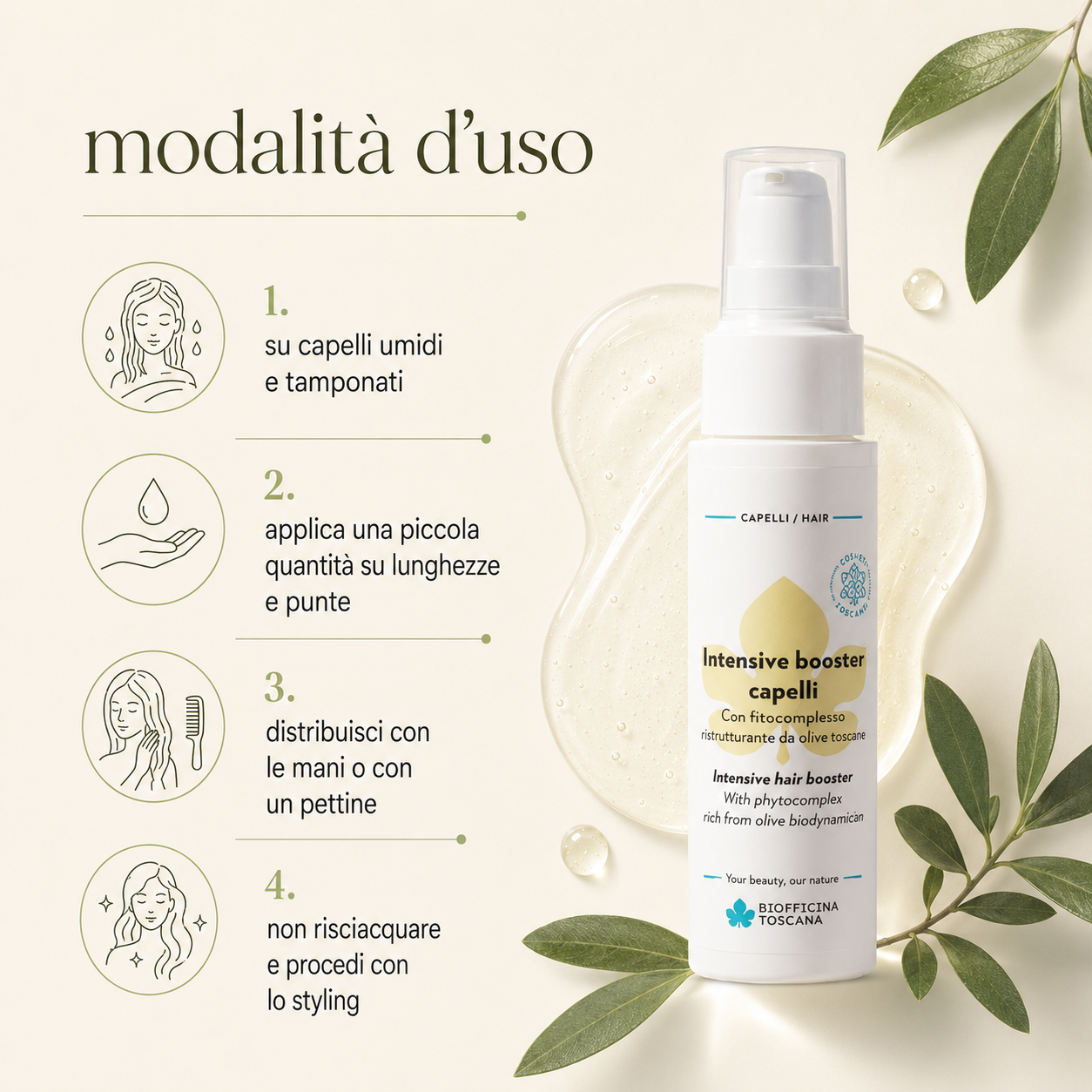Biofficina Toscana-Intensive Booster Capelli - immagine 3