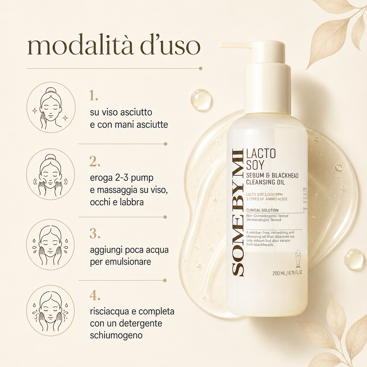 Some By Mi-Lacto Soy Sebum & Blackhead Cleansing Oil - immagine 3