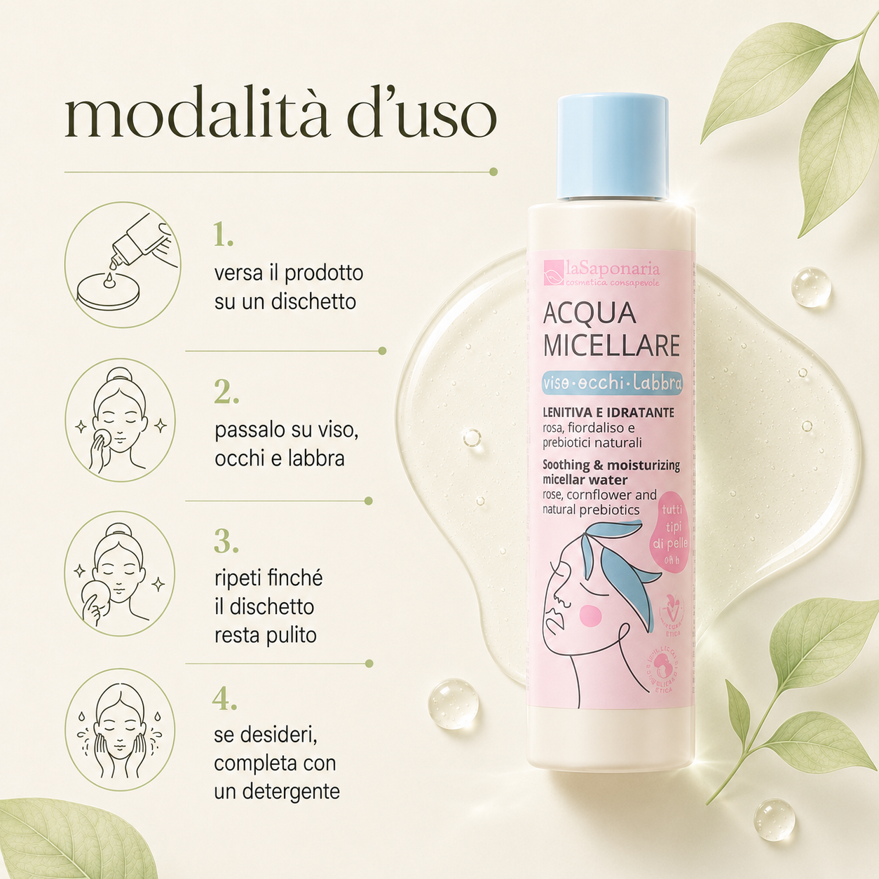 La Saponaria-Acqua Micellare - immagine 3