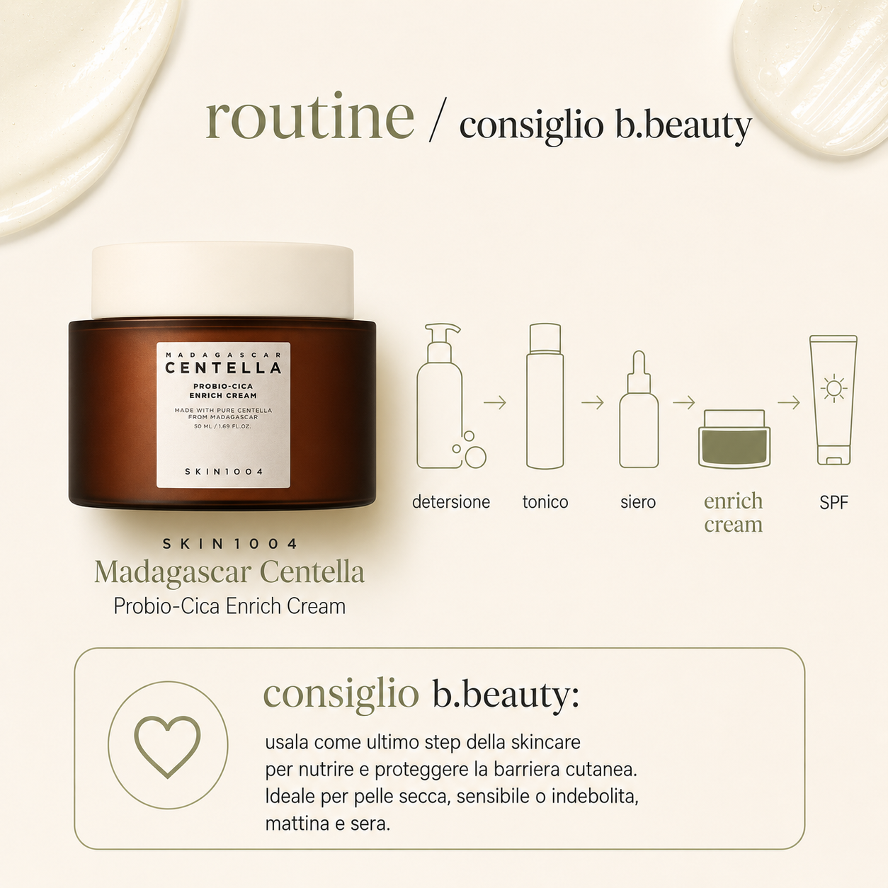 SKIN1004-Madagascar Centella Probio-Cica Enrich Cream - immagine 4