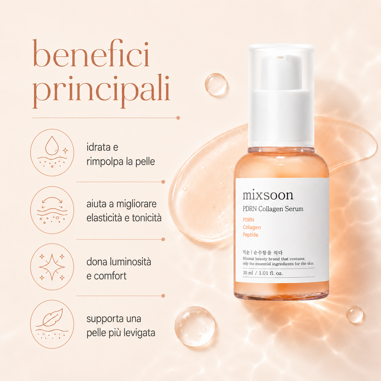 Mixsoon-PDRN Collagen Serum - immagine 2
