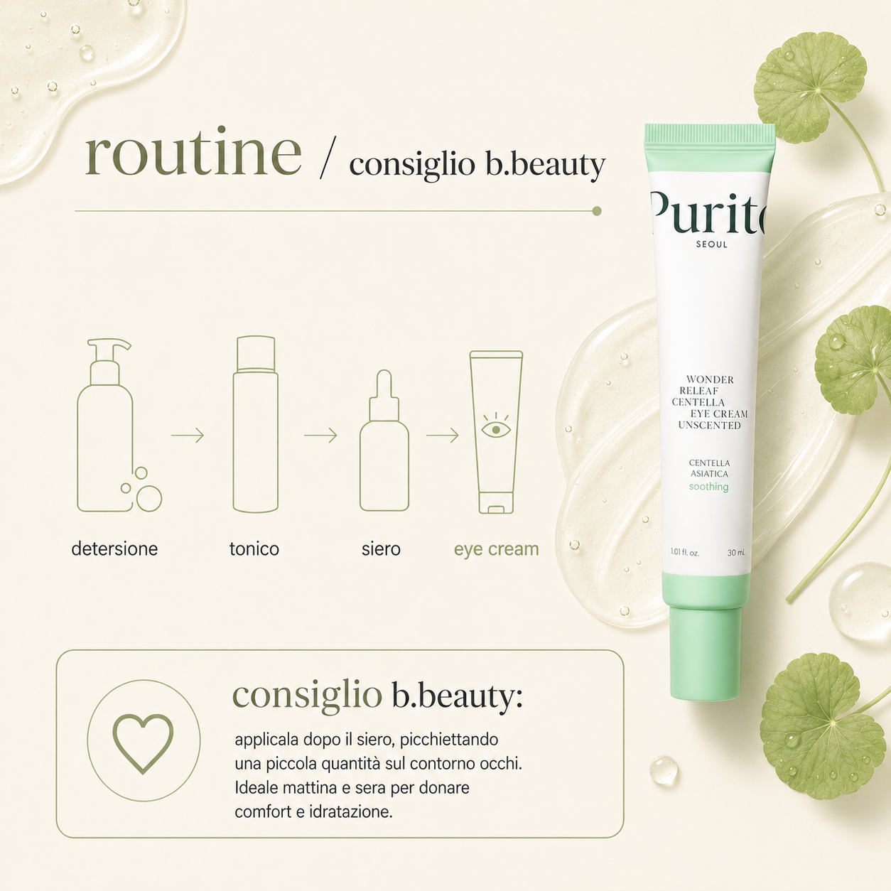 Purito-Wonder Releaf Centella Eye Cream Unscented - immagine 4
