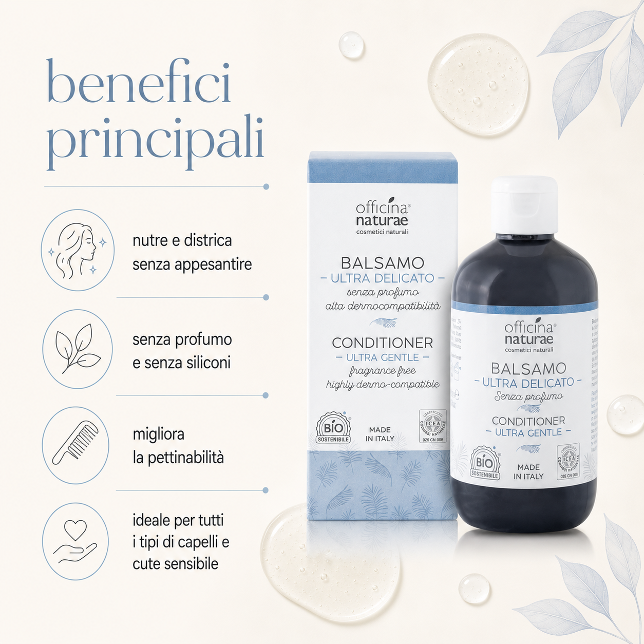 Officina naturae-Balsamo Ultra Delicato - immagine 2