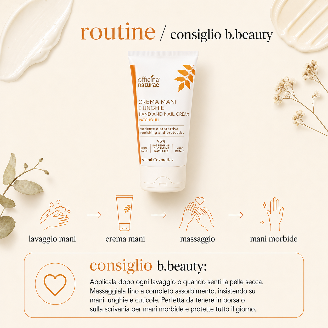 Officina naturae-Crema Mani Nutriente Patchouli - immagine 4