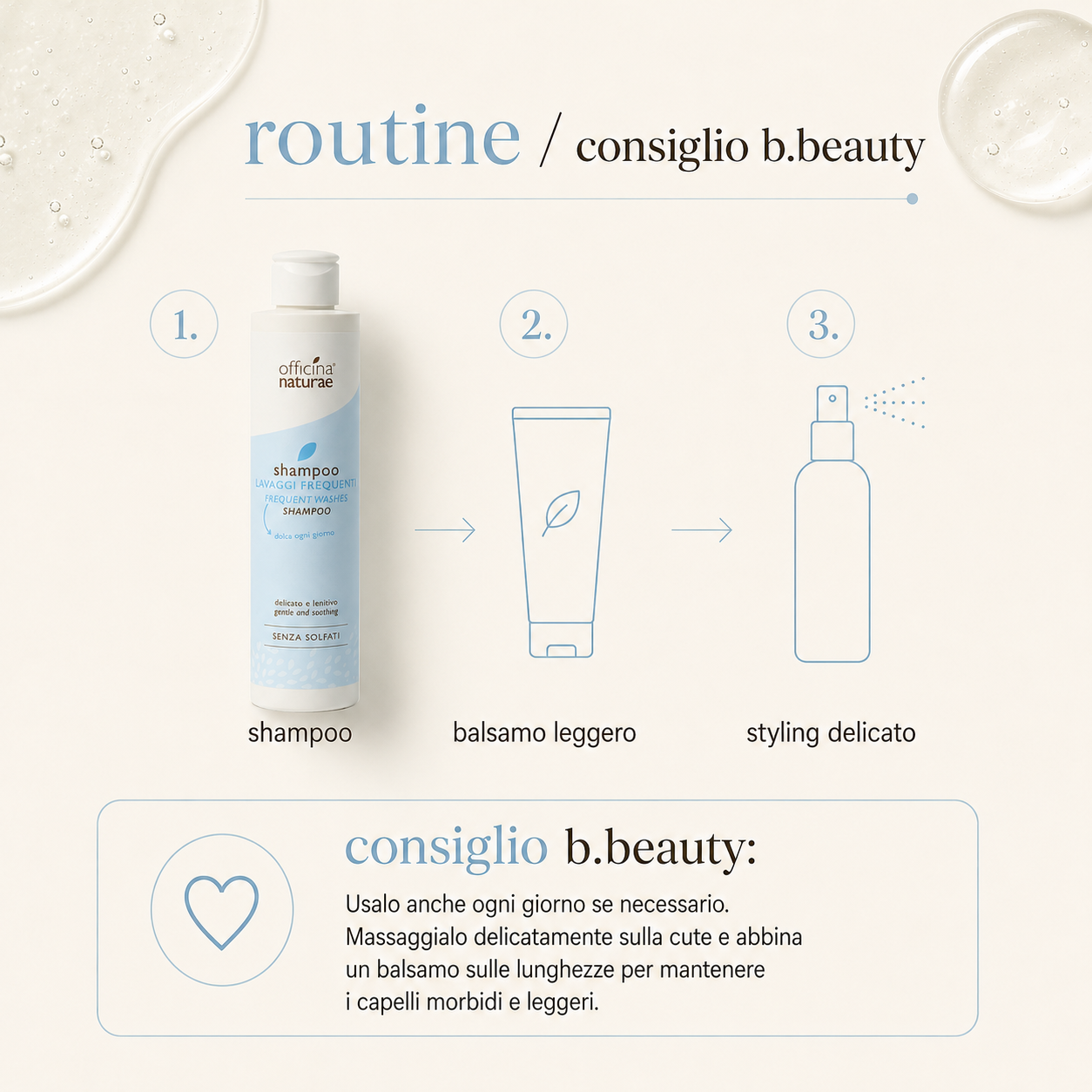Officina naturae-Shampoo Lavaggi Frequenti - immagine 4