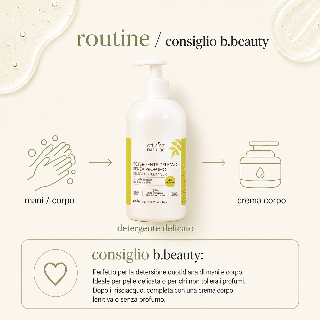 Officina naturae-Detergente Delicato Senza Profumo - immagine 4