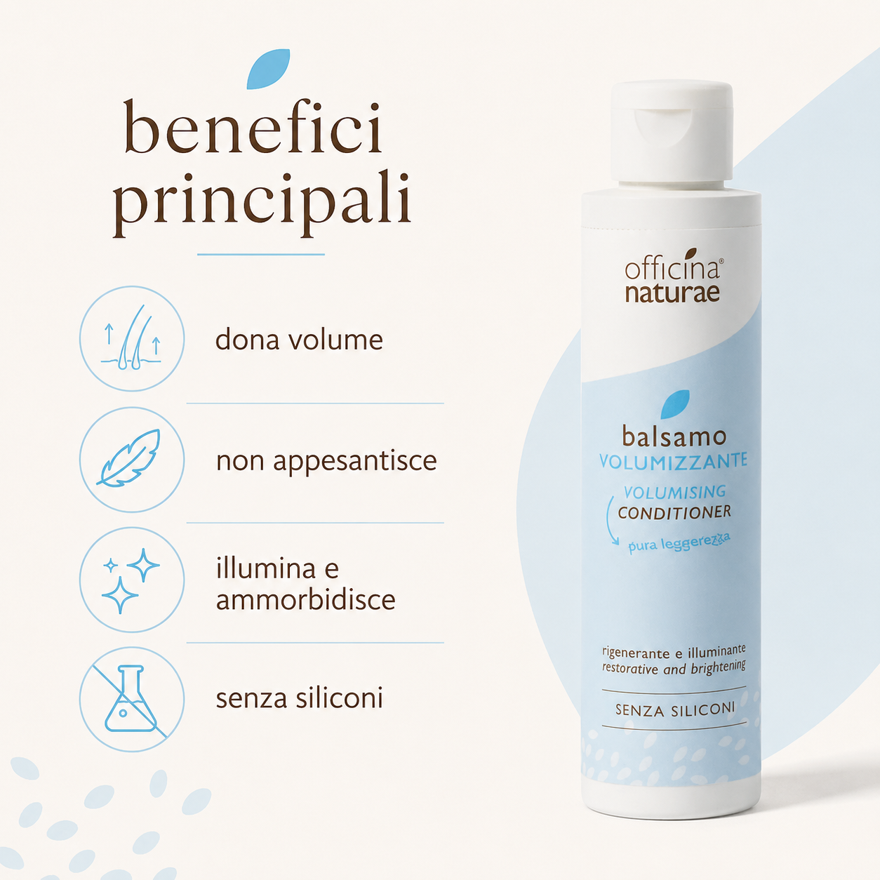 Officina naturae-Balsamo Volumizzante - immagine 2