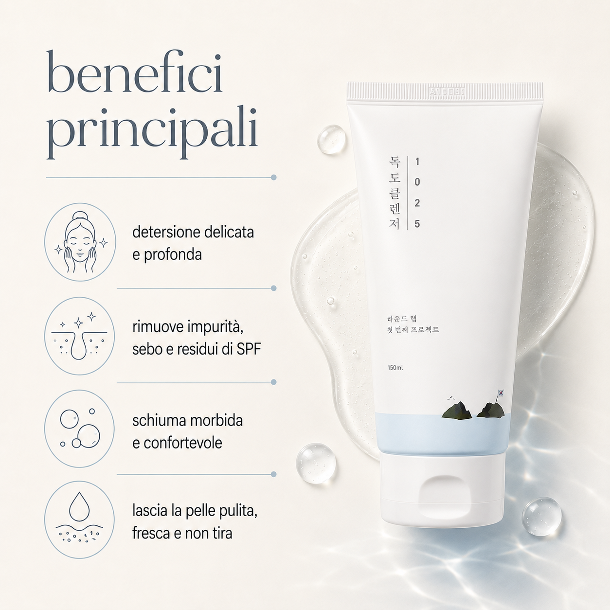 Round Lab-1025 Dokdo Cleanser - immagine 2