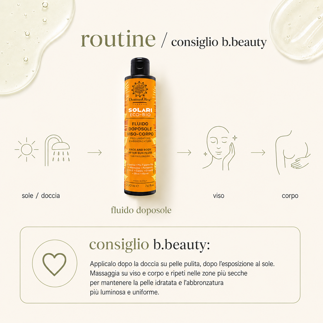 Domus Olea Toscana-Fluido Doposole Viso-Corpo - immagine 4
