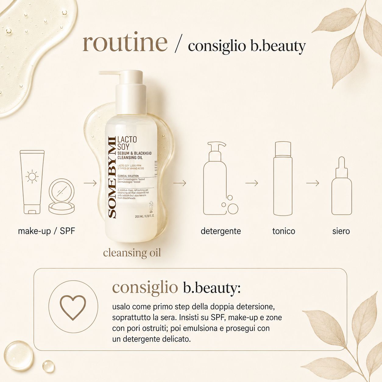 Some By Mi-Lacto Soy Sebum & Blackhead Cleansing Oil - immagine 4