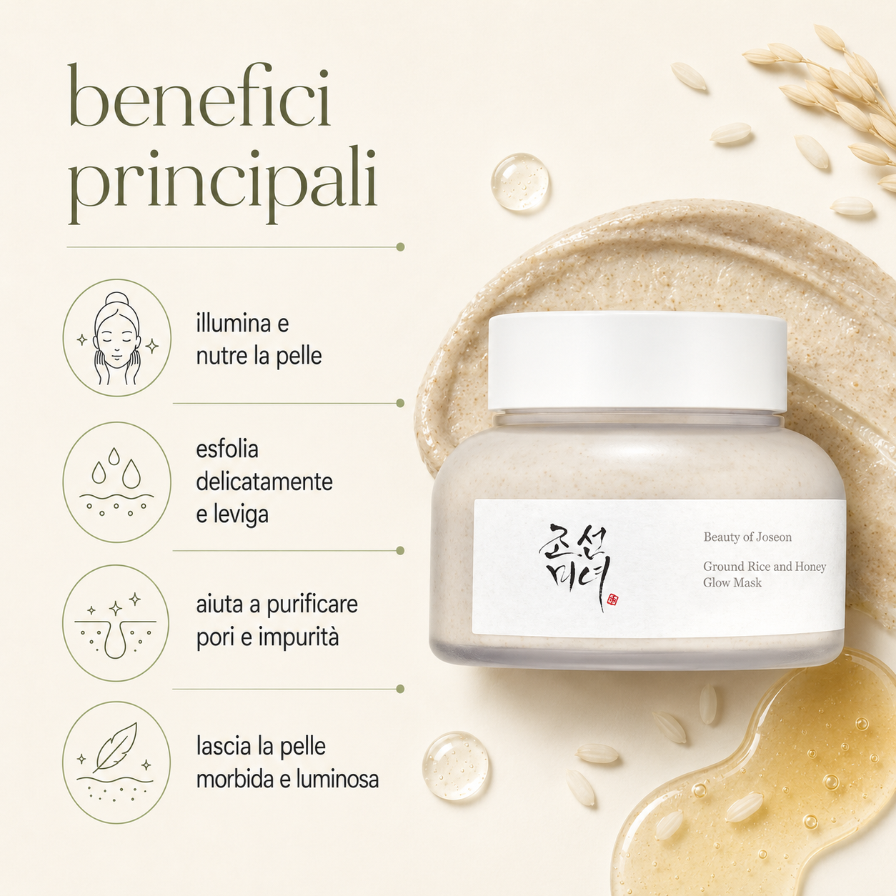 Beauty of Joseon-Ground Rice and Honey Glow Mask - immagine 2