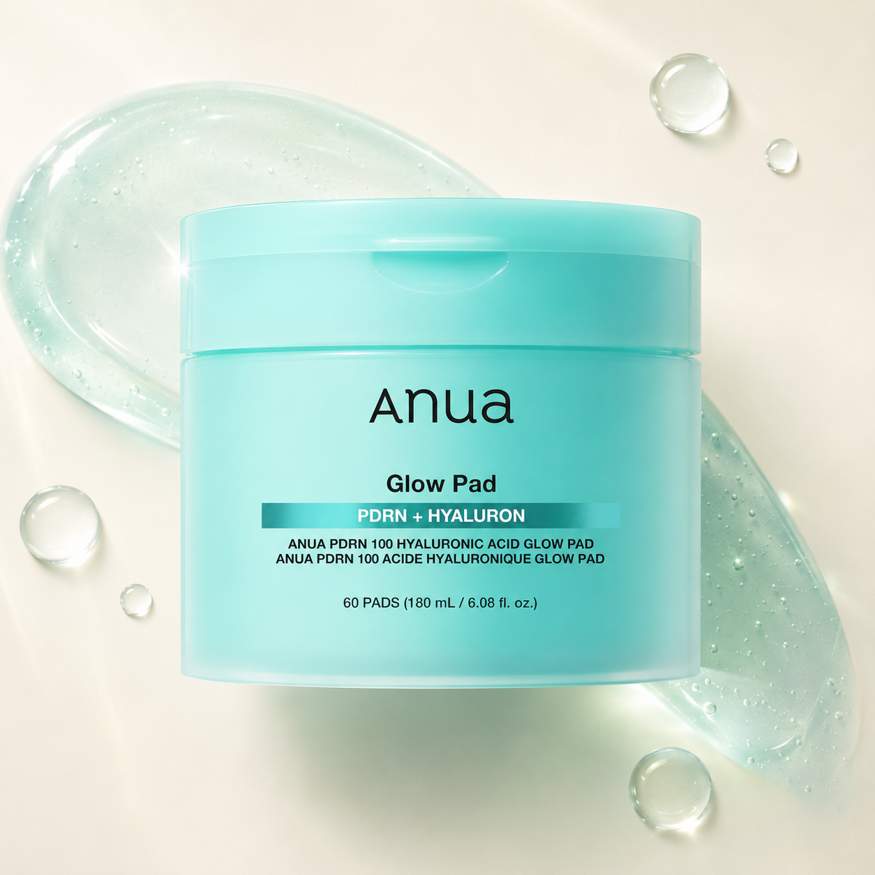 Anua-PDRN 100 Hyaluronic Acid Glow Pad