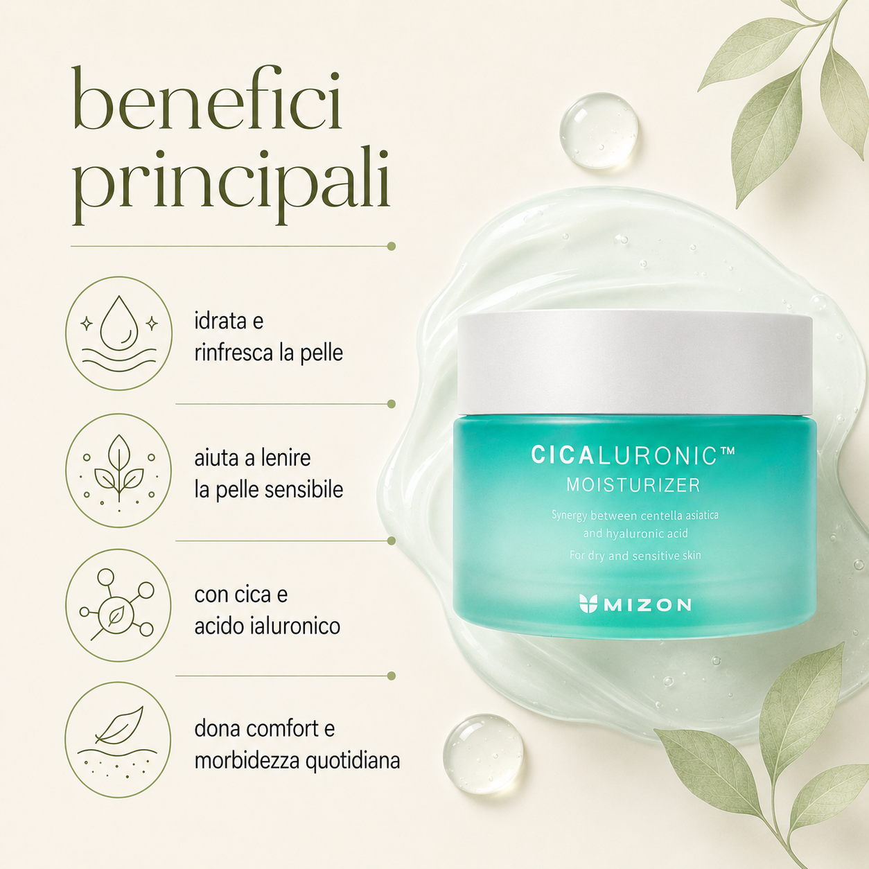 Mizon-Cicaluronic Moisturizer - immagine 2