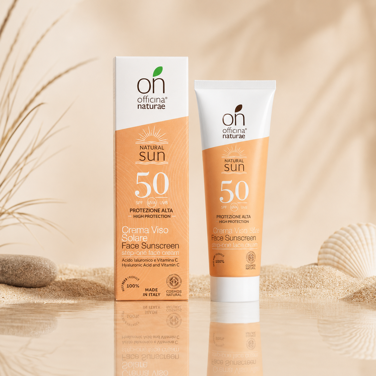 Officina naturae-Crema Solare Viso SPF50