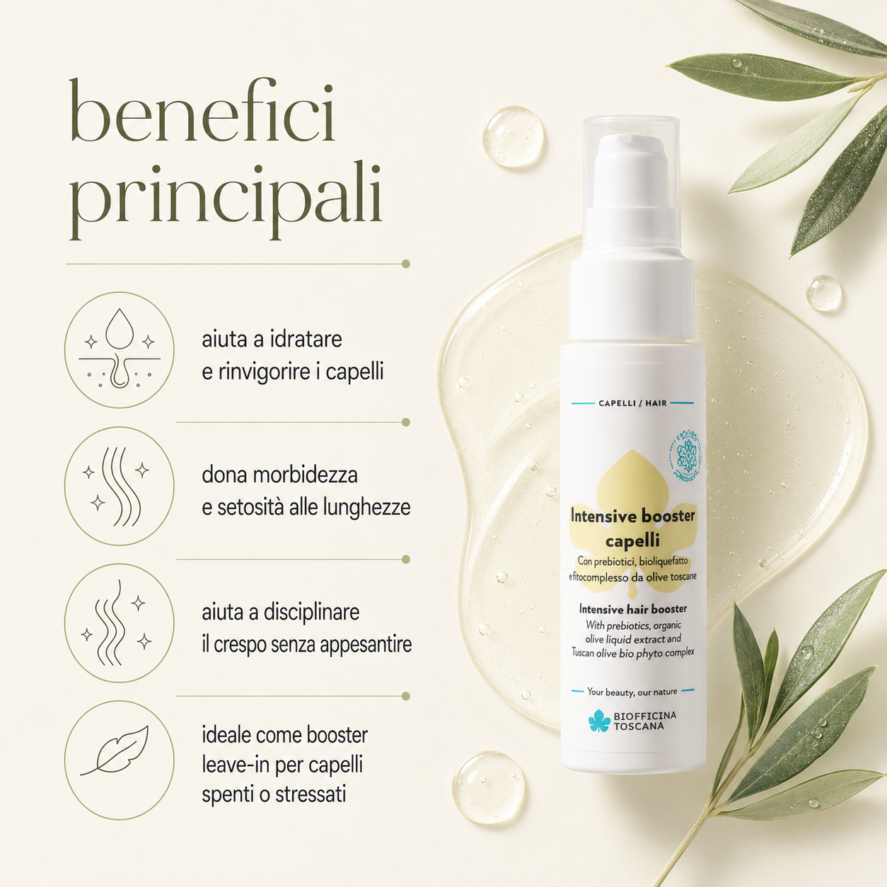 Biofficina Toscana-Intensive Booster Capelli - immagine 2