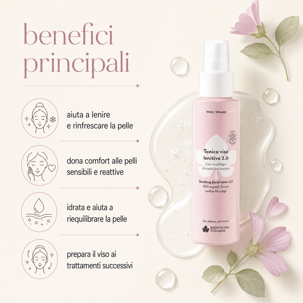 Biofficina Toscana-Tonico Viso Lenitivo 2.0 - immagine 2