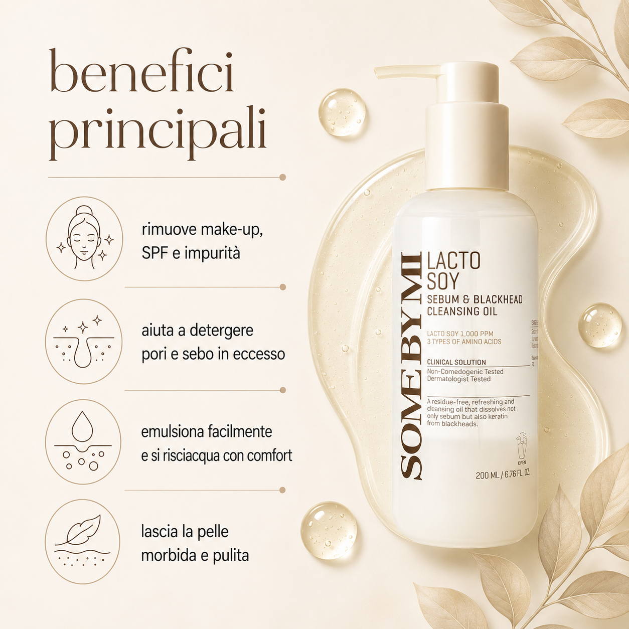 Some By Mi-Lacto Soy Sebum & Blackhead Cleansing Oil - immagine 2