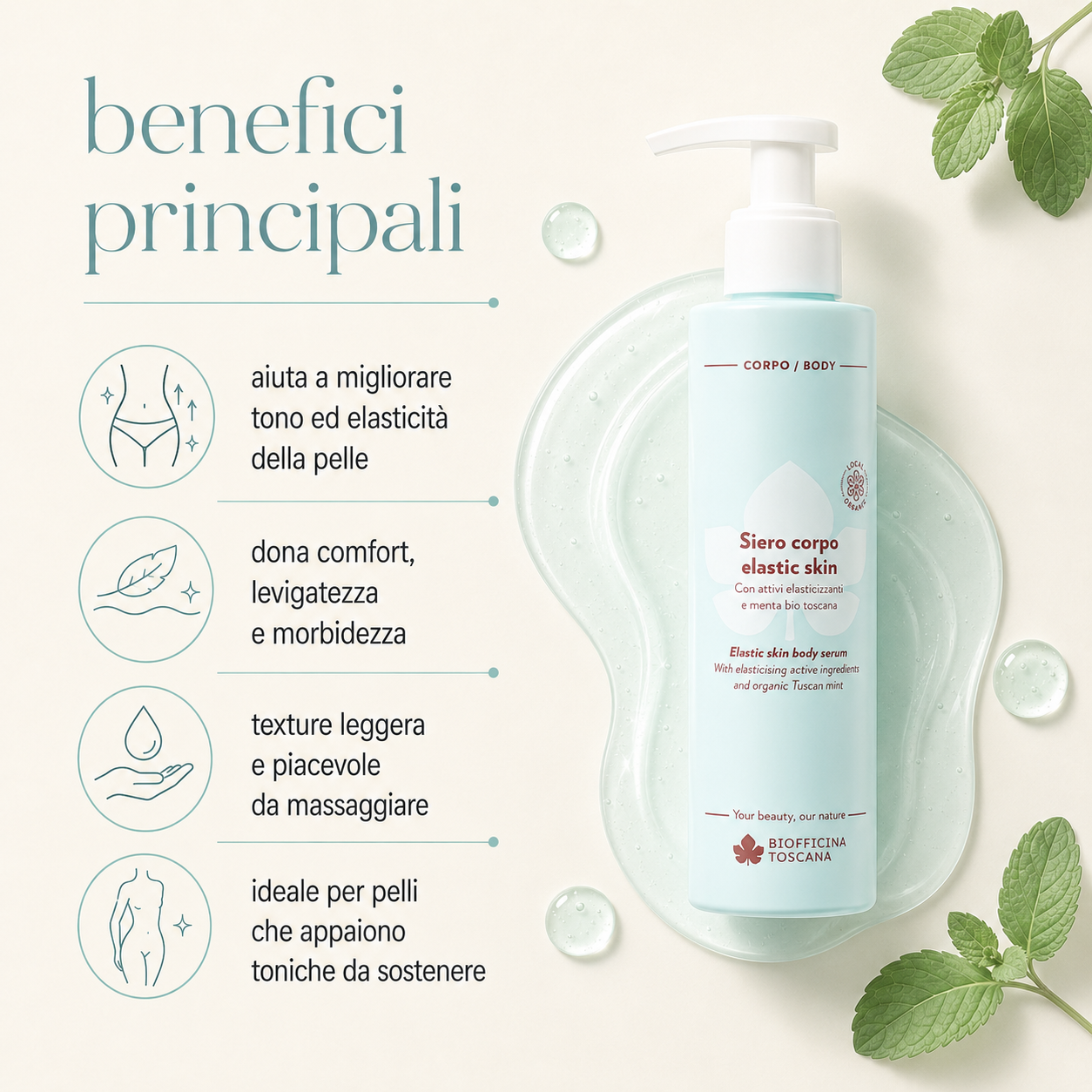 Biofficina Toscana-Siero Corpo Elastik Skin - immagine 2
