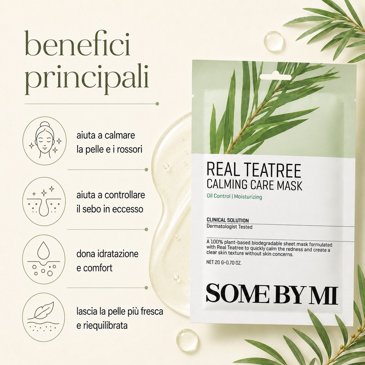 Some By Mi-Real Tea Tree Calming Care Mask - immagine 2