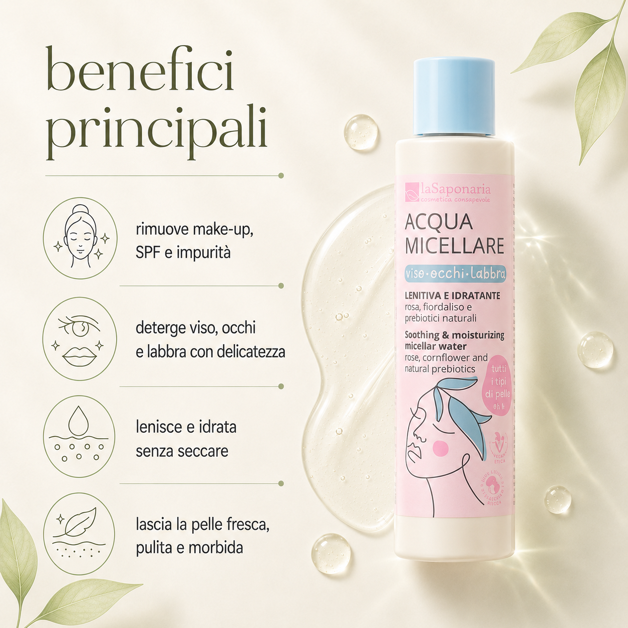 La Saponaria-Acqua Micellare - immagine 2