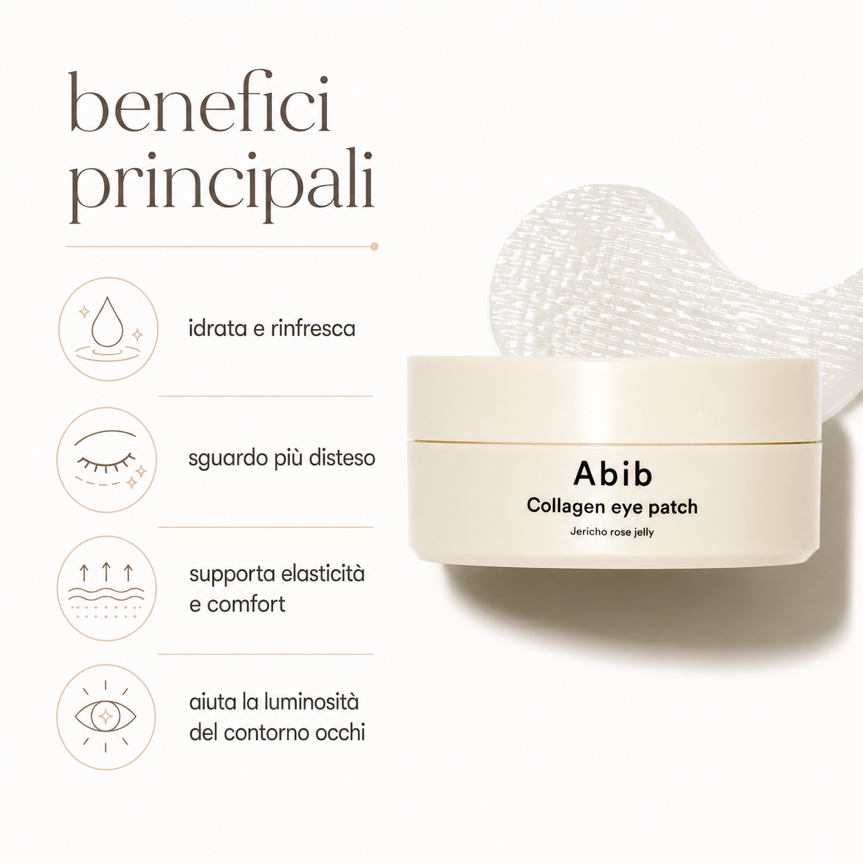 Abib - Collagen Eye Patch Jericho Rose Jelly - immagine 2